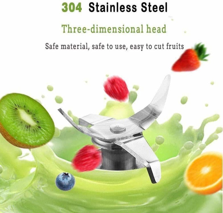 133 Portable Usb Electric Juicer - 6 Blades (Protein Shaker)