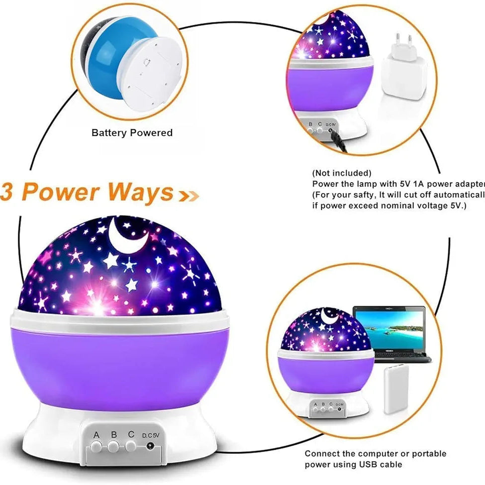 Star Master Dream Rotating Projection Lamp