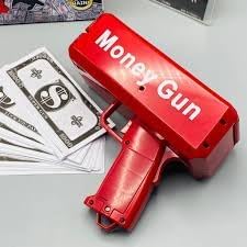 Money Gun Cash Shooter Toy | Party Money Gun | Best Money Gun for Wedding & Events