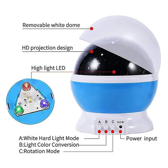Star Master Dream Rotating Projection Lamp