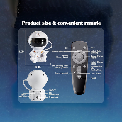 Galaxy Projector Astronaut Night Light | LED Galaxy Projector | Best Galaxy Projector for Bedroom