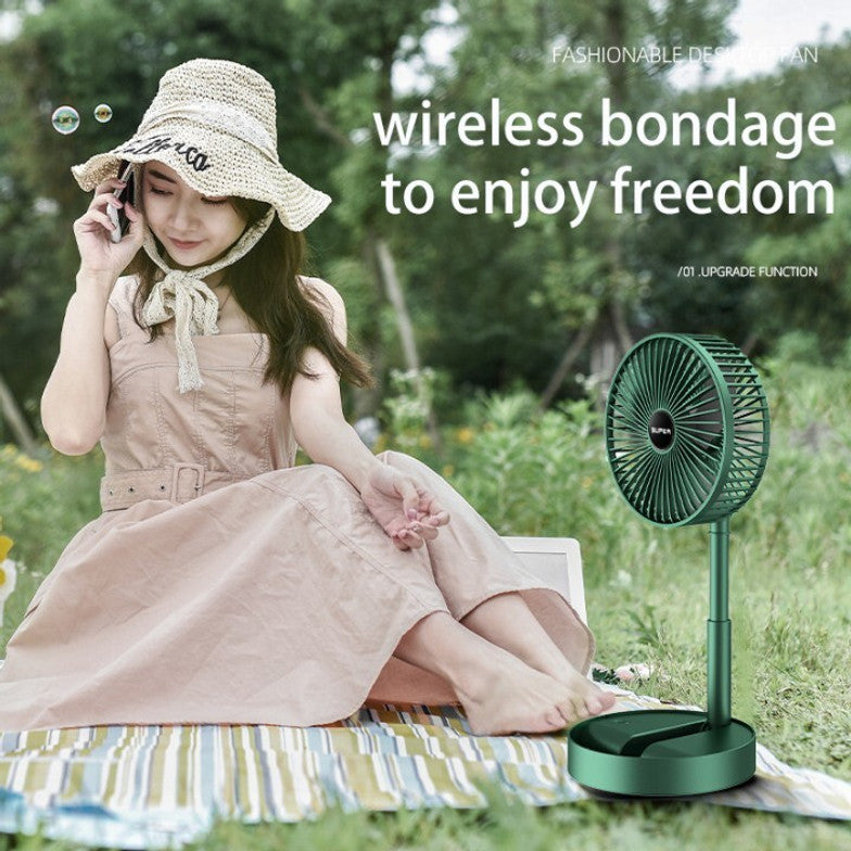 Folding Fan Portable Rechargeable | Adjustable Folding Fan | Best Folding Fan for Home & Office