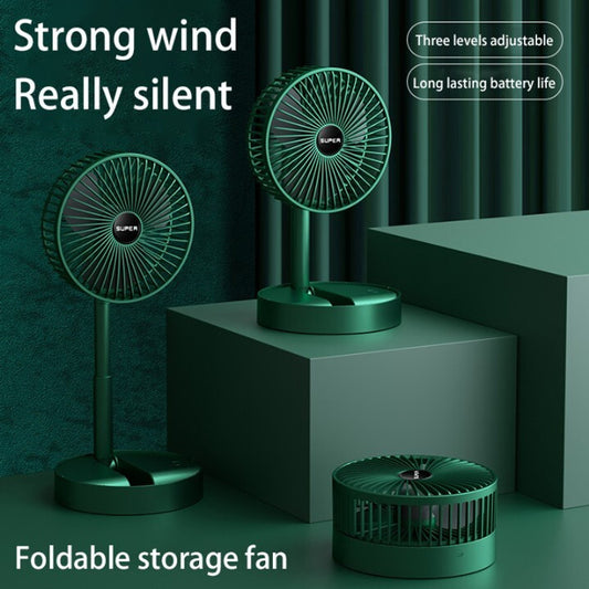 Folding Fan Portable Rechargeable | Adjustable Folding Fan | Best Folding Fan for Home & Office