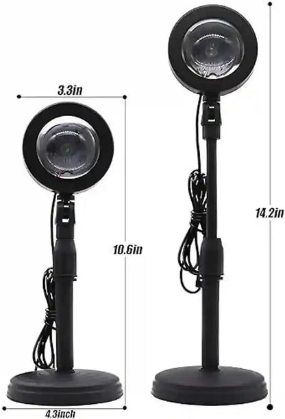 Sunset Lamp LED Projection Light | Romantic Sunset Lamp | Best Sunset Lamp for Bedroom Decor