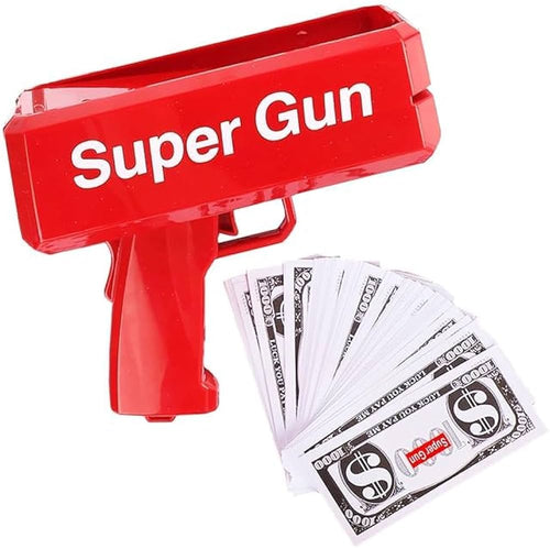 Money Gun Cash Shooter Toy | Party Money Gun | Best Money Gun for Wedding & Events