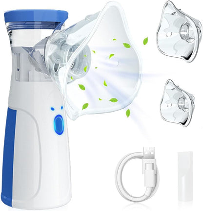 Portable Mesh Nebulizer for Easy & Quiet Breathing Therapy